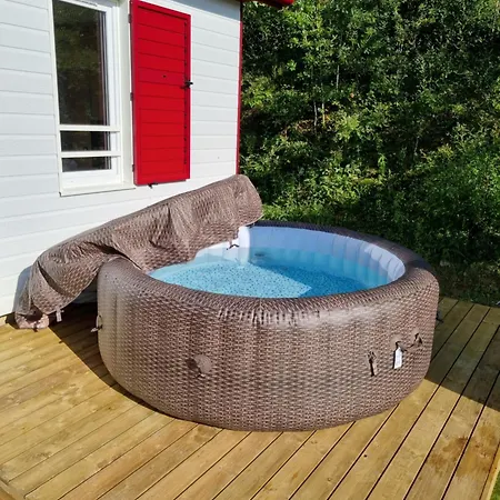 Chalet Etxetxoa, De 1 A 4 Personnes Avec Climatisation, Terrain Prive Et Piscine Hasparren Exterior photo
